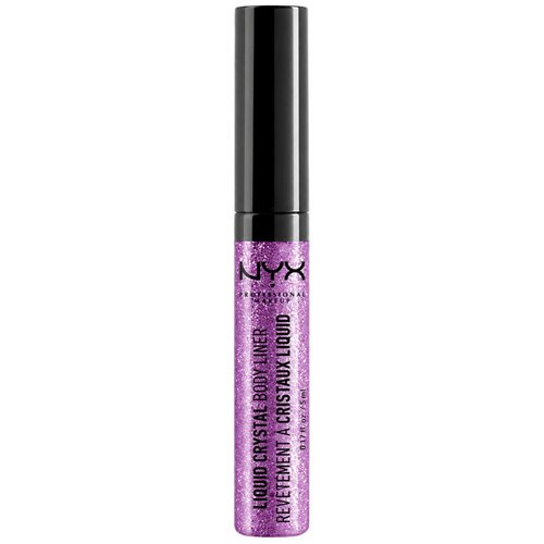 NYX Professional Makeup Eyelinerji Fl&amp;uuml;ssiger Kristall-Glitzer-K&amp;ouml;rperlinder - 103 Pink Rožnata Slike