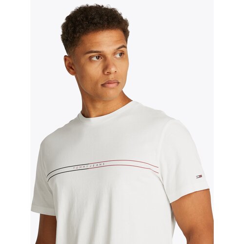 Tommy Jeans Majica mornarsko plava / crvena / bijela Slike