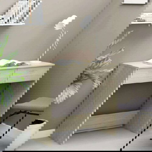 vidaXL Pisalna miza sonoma hrast 80x40x75 cm iverna plošča Cene