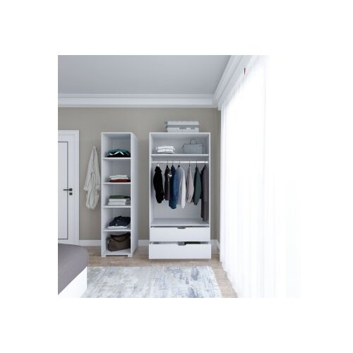 Hanah home Ormar Duru 1600-020, 130x183x45 cm, Bijela Slike