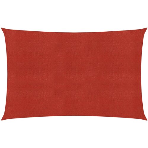 vidaXL Jedro za zaštitu od sunca 160 g/m² crveno 2,5 x 4 m HDPE Cijene