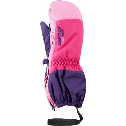Ziener LEVI AS KIDS Dječje skijaške rukavice, ružičasta, veličina