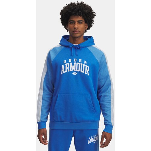 Under Armour Men&amp;#039;s sweatshirt UA Rival Flc CB Hood-BLU - Men&amp;#039;s Slike