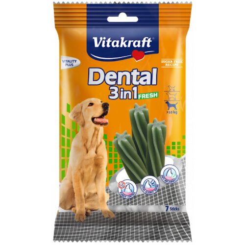 Vitakraft dog dental fresh 3u1 m Cene