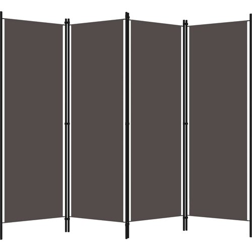Maison Chic Paravan - Sobne pregrade 4-delni antraciten 200x180 cm, (22111642) Cene