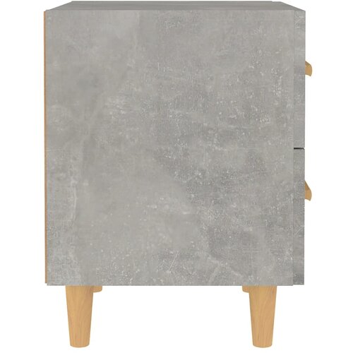 Noćni ormarići 2 kom siva boja betona 40 x 35 x 47,5 cm Slike