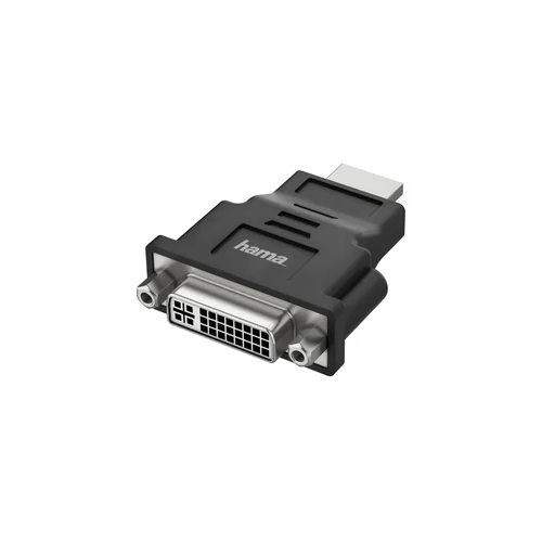 Hama 00200339 DVI / HDMI adapter [1x UK utikač - 1x muški konektor HDMI] crna