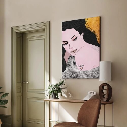 Slika - Sensual and Love (1 Part) Vertical 40x60 Premium Print Slike