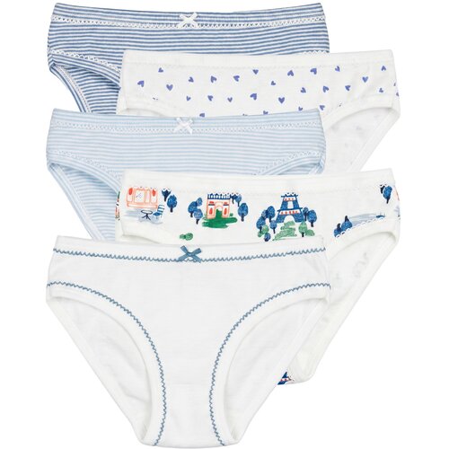 Petit Bateau CULOTTES X 5 Plava Slike