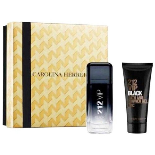 Carolina Herrera 212 vip black set edp 100ml + shower gel 100ml Slike