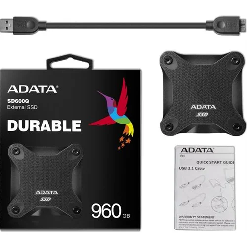 SSD EXT 960GB ASD600Q Black AD