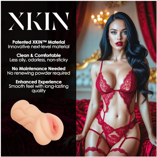 XKIN Seduction Tatiana - realistična umjetna vagina masturbator (natur) Slike