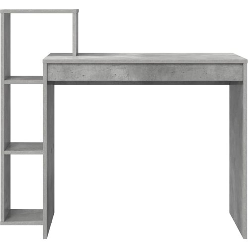  Stol s policom 100 x 40 x 90 cm Konstruirano drvo Slike