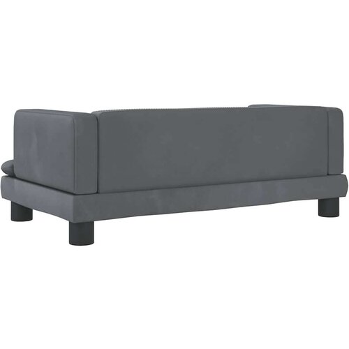vidaXL Krevet za pse tamnosivi 80 x 45 x 30 cm baršunasti Cene