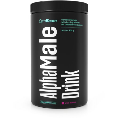 GymBeam AlphaMale Drink 400 g  šumsko voće Cene