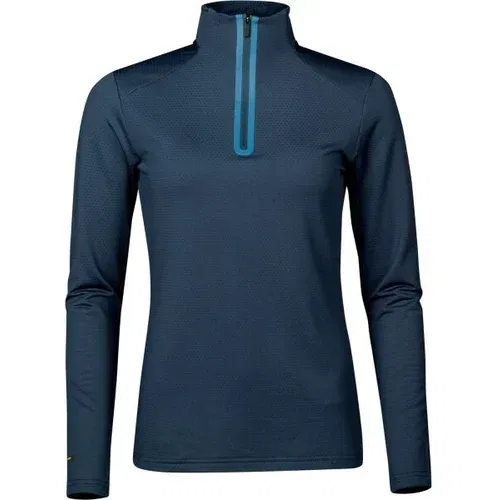 Halti MOODI HALF ZIP SHIRT W Ženska termo majica, tamno plava, veličina