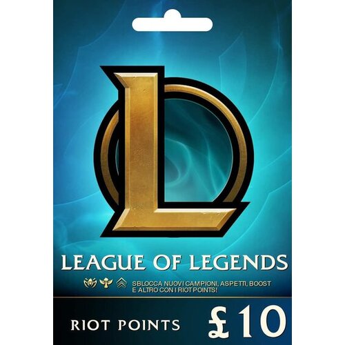 Riot Games league of legends gift card &amp;pound;10 &amp;ndash; riot key - eu west server only Slike