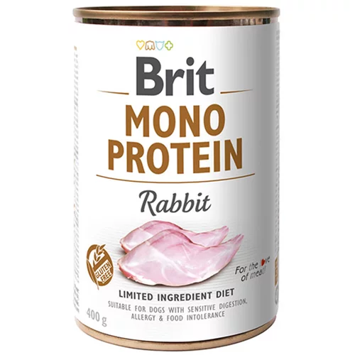 Brit Varčno pakiranje Mono Protein 12 x 400 g - Zajec