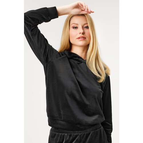 Hunkemöller Žametna športna jopica Waverly s kapuco Cene