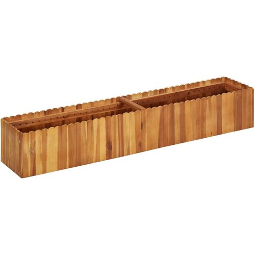 Posuda za sadnju od masivnog bagremovog drva 150x30x25 cm Cene