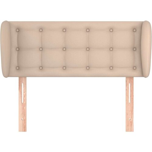  Uzglavlje s u&amp;scaron;ima boja cappuccina 103x23x78/88 cm umjetna koža Slike