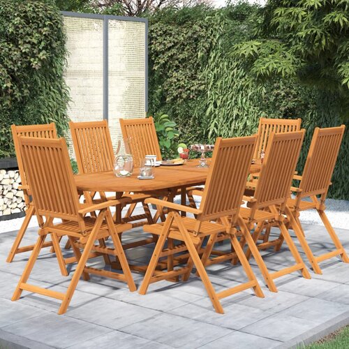  7-dijelni vrtni blagovaonski set od masivnog bagremovog drva 160-240 cm Cene