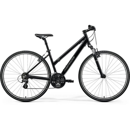Merida CROSSWAY 10 BLACK ženski trekking bicikl (MY25) - M (51) Slike