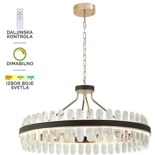 led visilica KP4003-110V bk+gd Cene