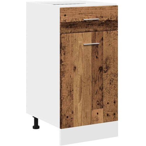  s donjim ladicama &amp;quot;Lyon&amp;quot; Staro drvo 40x46x81,5 cm Konstruirano drvo Slike
