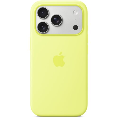 Apple silikonska maska sa magsafe-om za i17Pro - neon yellow Cene