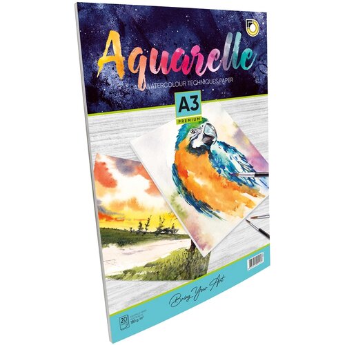  AQUARELLE BLOK A3/20l 180gr 74021 Cene