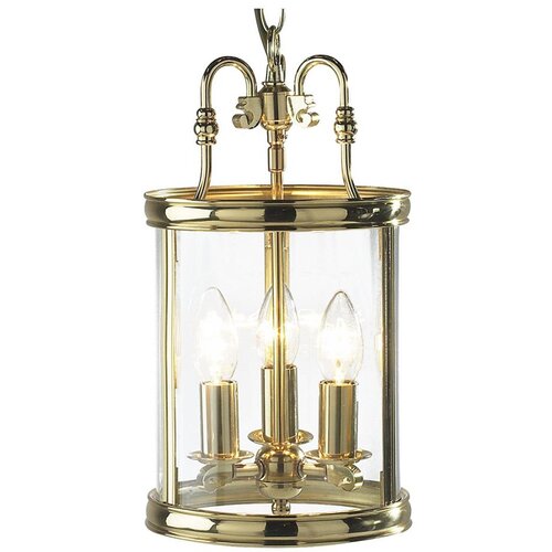  D&amp;auml;r Lighting LAM0340 - Luster na lancu LAMBETH 3xE14/60W/230V mesing Slike