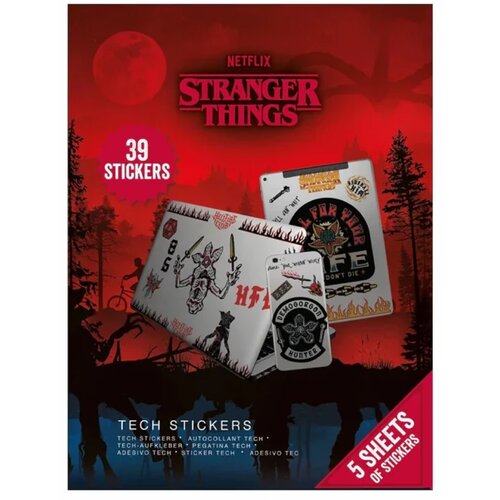 Stranger Things 4 (Upside Down Battle) Tech Stickers Slike