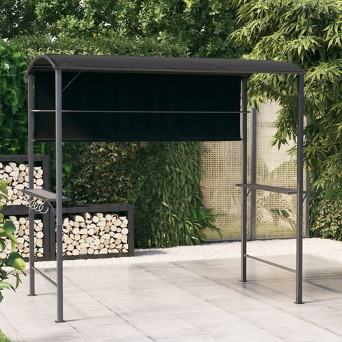 vidaXL Paviljon s streho 220x110x200 cm antracit Cene