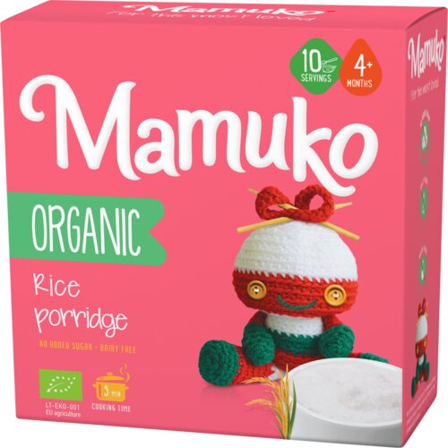 Mamuko Bio Organic Rice Porridge - 200 g Cene