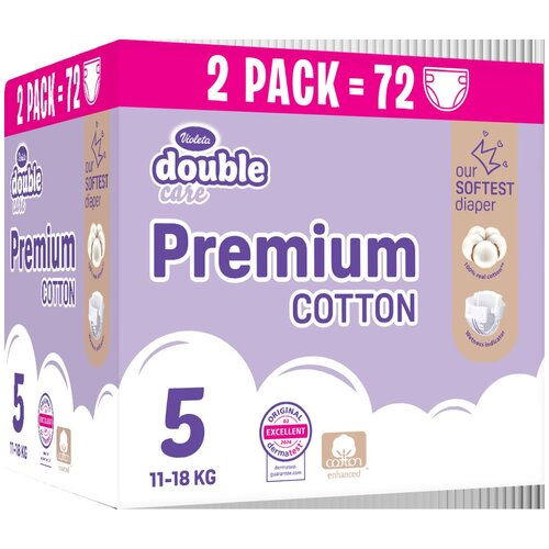 Violeta Pelene premium cotton MAXI pack BOX 5 72/1 Slike