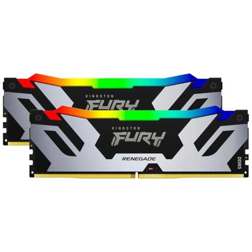 Kingston dimm DDR5 48GB (2x24GB) 7200MHz KF572C38RSAK2-48 fury renegade silver rgb xmp Cene
