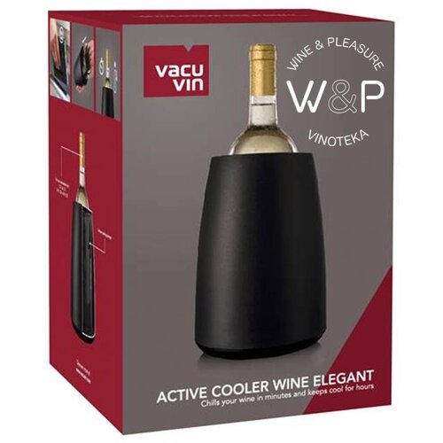 VACUVIN Elegant posoda za aktivno hlajenje vina - črna Cene