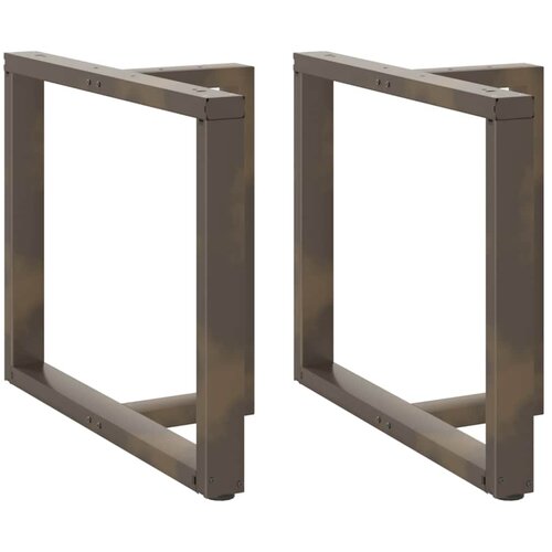  Noge za blagovaonski stol T-oblika 2 kom Crne 100x35x(72-73) cm Čelik Cijene