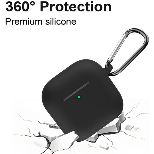 INF Silikonski etui za AirPods Black Apple AirPods 1/2, (21734421) Cene