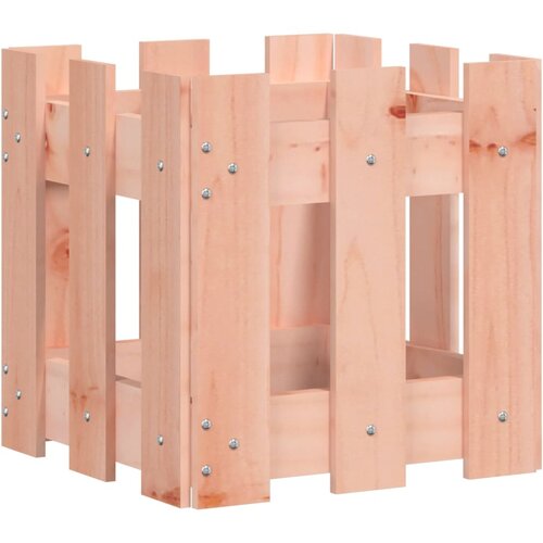  Vrtna sadilica s izgledom ograde 30x30x30 cm masivna duglazije Slike