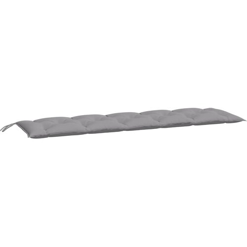  Jastuci za vrtnu klupu 2 kom sivo 180x50x7cm tkanine Oxford Slike