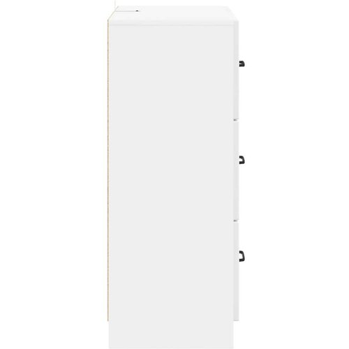  Ormar s ladicama Bijela visokog sjaja 66 x 34 5 x 87 cm - Bijela visokog sjaja Slike