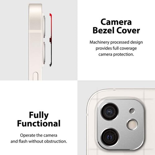 Ringke Camera Styling za iPhone 12 - črna Slike
