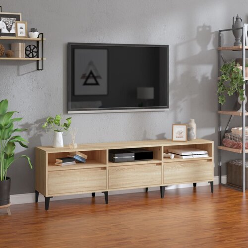 VidaXL TV omarica sonoma hrast 150x30x44,5 cm inženirski les Slike