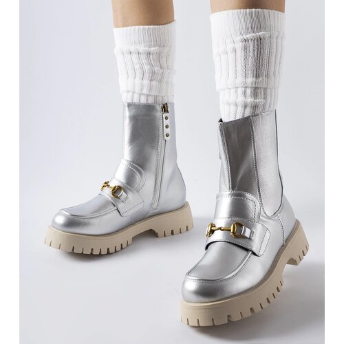 Gemre Silver insulated ankle boots Overlook Cene