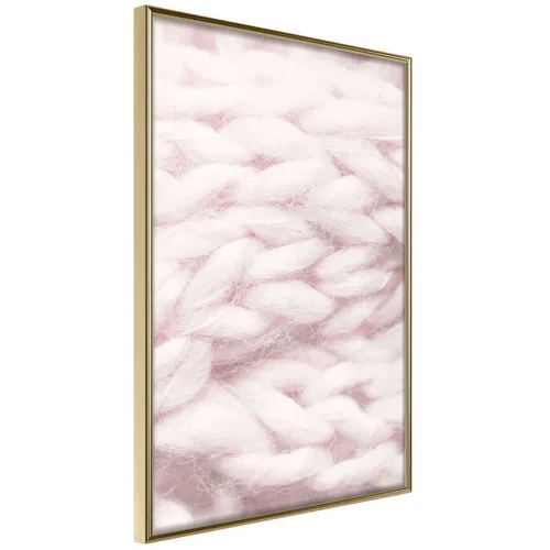  Poster - Pale Pink Knit 20x30