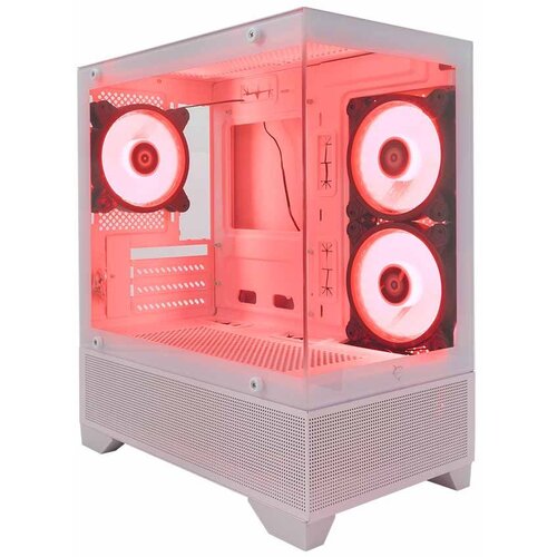 WHITESHARK Kućište GCC 2304 TORPEDO White + 3 fan Dash Cene