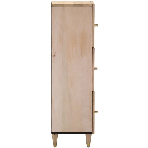  Visoka komoda 40x33x110 cm od masivnog drva manga Slike