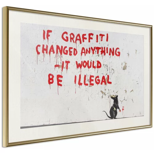  Poster - Banksy: If Graffiti Changed Anything 45x30